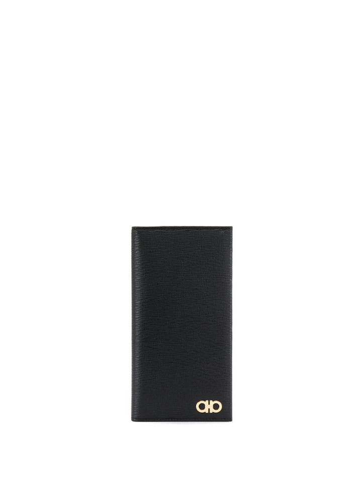Salvatore Ferragamo Gancini Organizer Wallet - Black