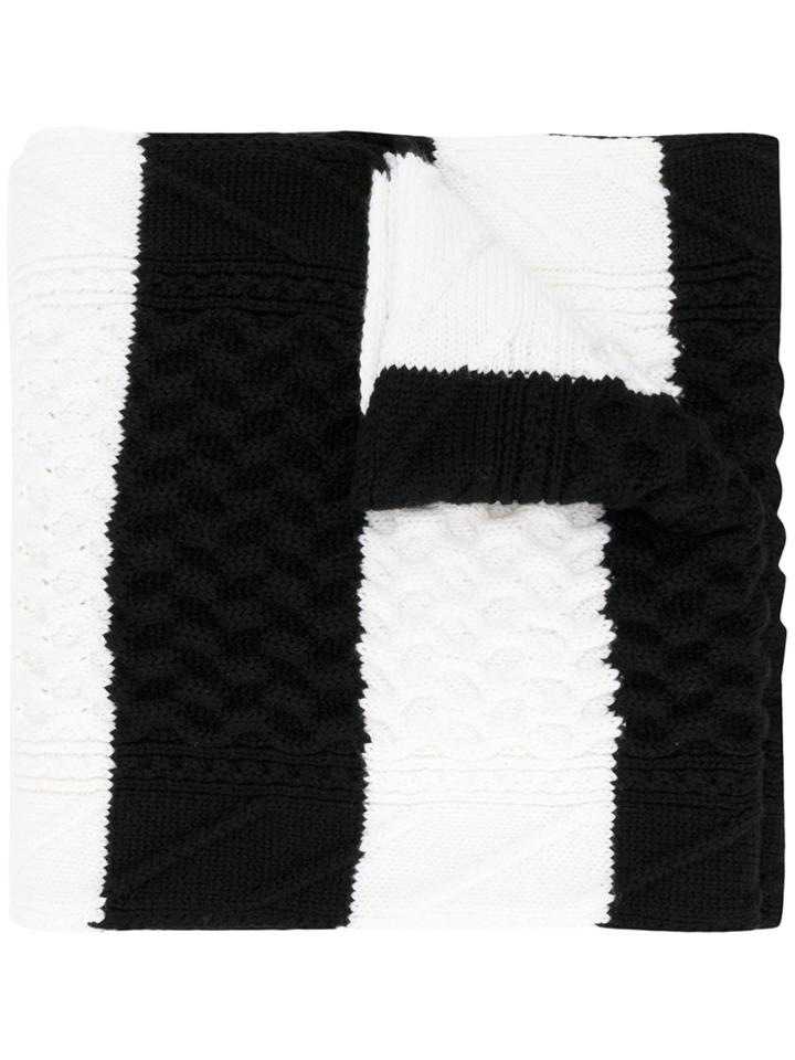 Mcq Alexander Mcqueen Chunky Knitted Scarf - Black