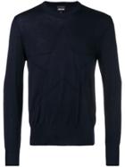 Just Cavalli Long-sleeve Fitted Sweater - Blue