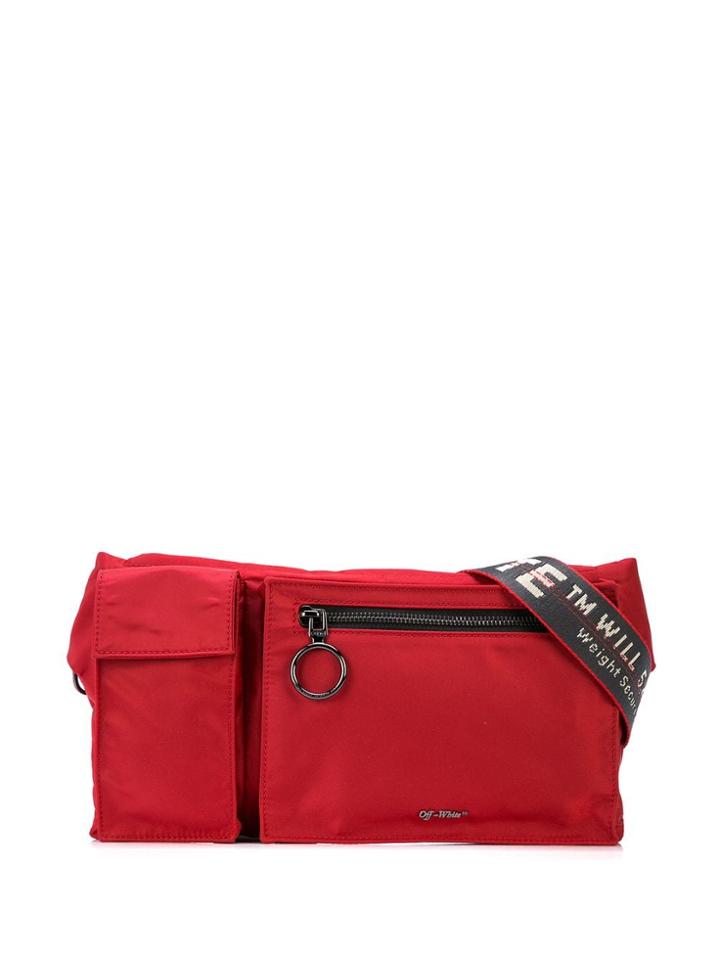 Off-white Red Industrial Belt Bag