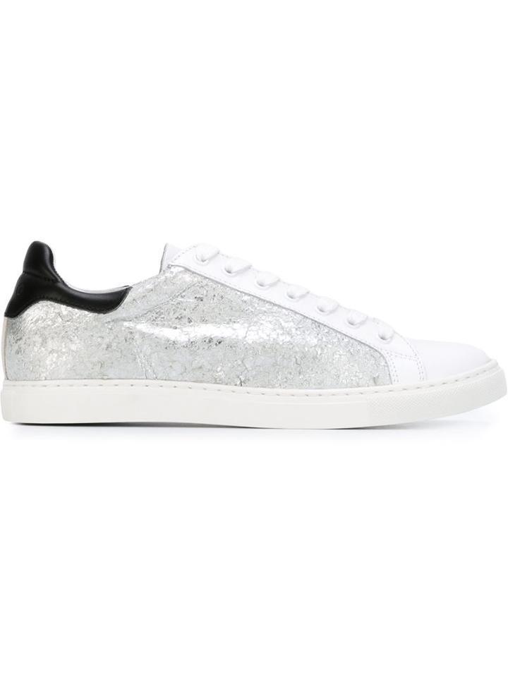 Iro Metallic Cracked Effect Sneakers