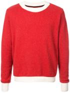 The Elder Statesman Ski Patrol Sweater - Red