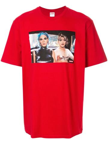 Supreme Nan Goldin Misty And Jimmy Pau T-shirt - Red