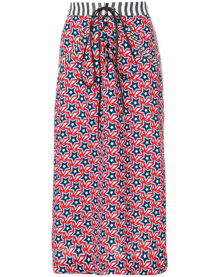 House Of Holland Star Print Skirt - Multicolour