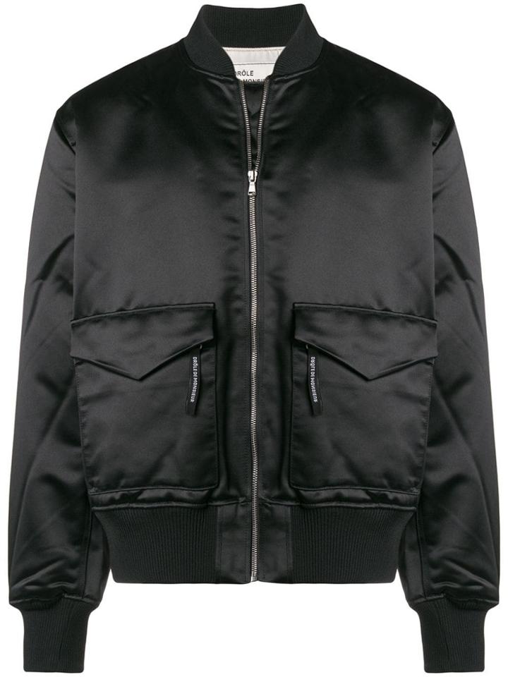 Drôle De Monsieur Sheen Bomber Jacket - Black