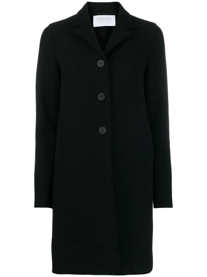 Harris Wharf London Single Buttoned Coat - Black