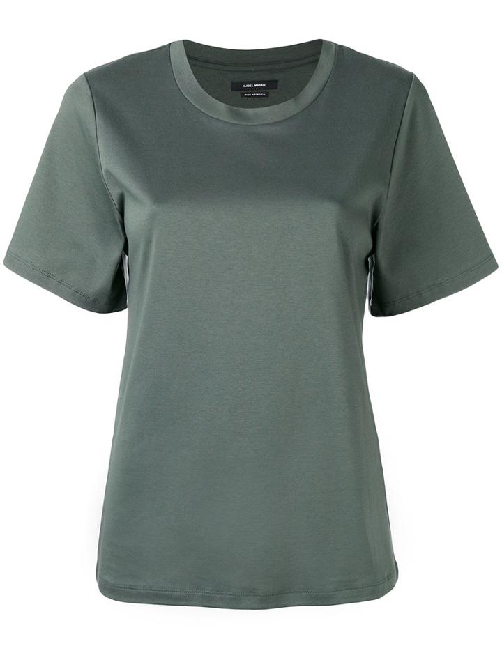 Isabel Marant - Loop T-shirt - Women - Cotton - 40, Green, Cotton