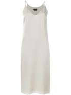 Theory Midi Cami Dress, Women's, Size: 2, Nude/neutrals, Silk
