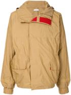 Jil Sander Contrast Touch-strap Jacket - Brown