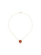 Foundrae 18k Yellow Gold And Diamond Strength Necklace - Metallic