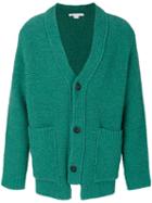 Stella Mccartney - Knitted Cardigan - Men - Polyamide/wool - M, Green, Polyamide/wool