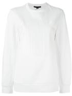 Alexander Wang Welded Barcode Sweatshirt - White