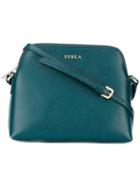 Furla Adjustable Strap Crossbody Bag, Women's, Blue, Leather