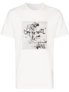 Vans Vans X Rs 'off The Wall' Slogan T-shirt - White
