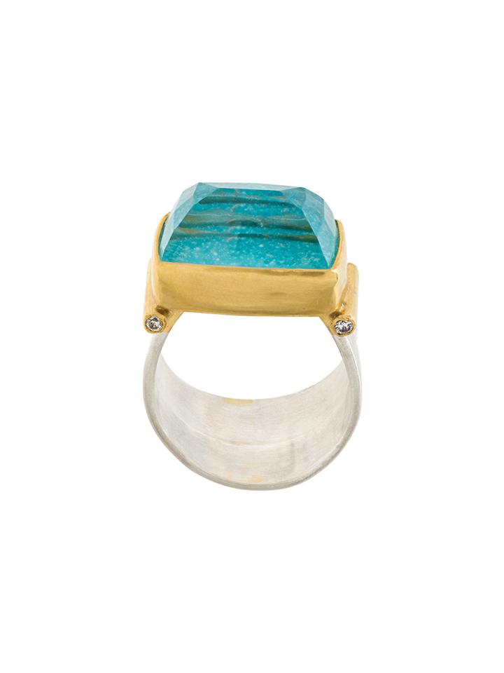 Katerina Makriyianni Medium Parallel Riing - Metallic