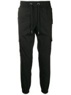 Dolce & Gabbana Stripe Detail Cargo Trousers - Black