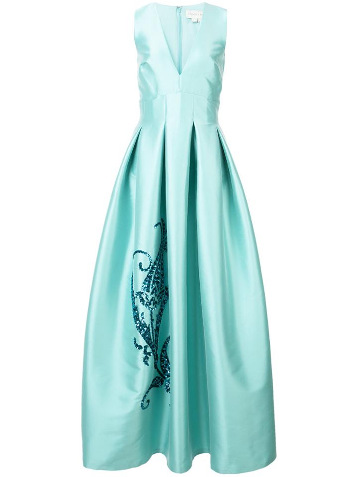 Sachin & Babi Samira Gown - Blue
