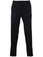 Incotex Slim Fit Trousers, Men's, Size: 48, Black, Wool