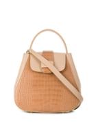 Nico Giani Myria Embossed Tote Bag - Neutrals
