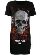 Philipp Plein Maxi Crystal Skull T-shirt - Black