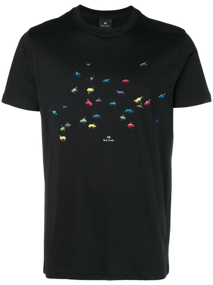 Ps By Paul Smith Fly Print T-shirt - Black