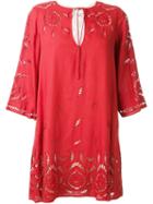 Alice+olivia 'morgana' Dress, Women's, Size: Medium, Red, Viscose