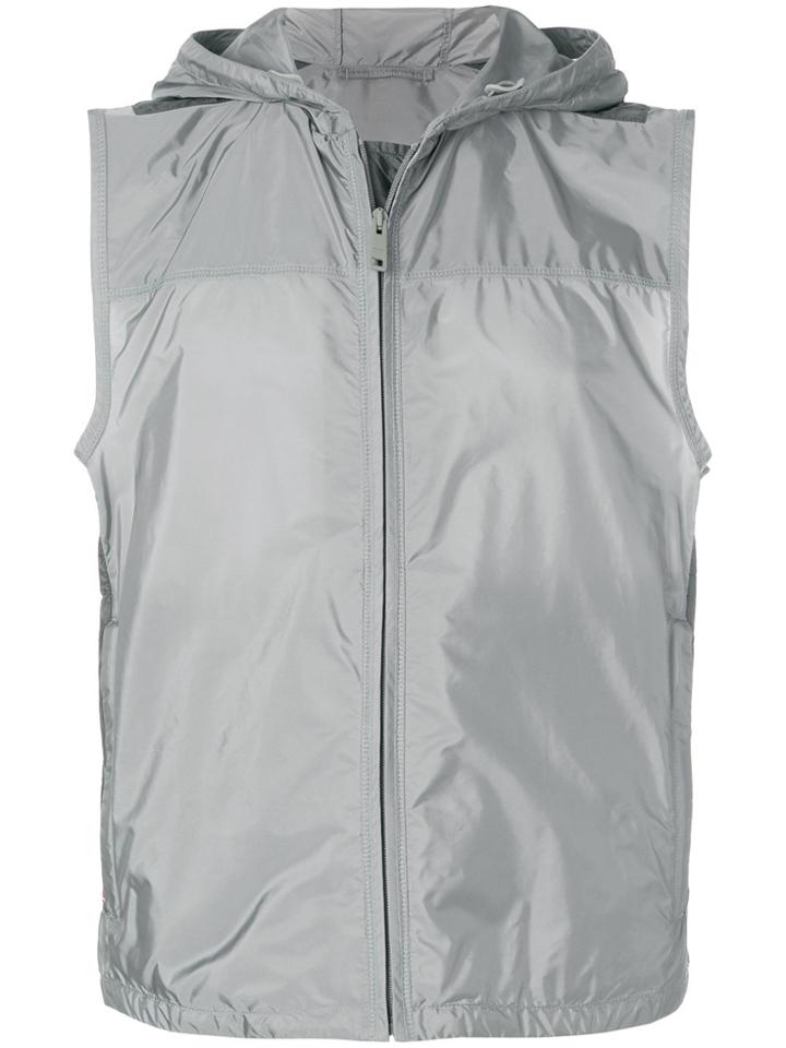 Prada Hooded Gilet - Grey