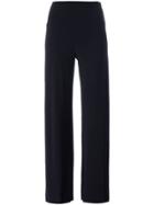 Norma Kamali High Waisted Palazzo Pants - Blue