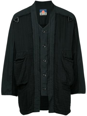 Black Means V-neck Jacket