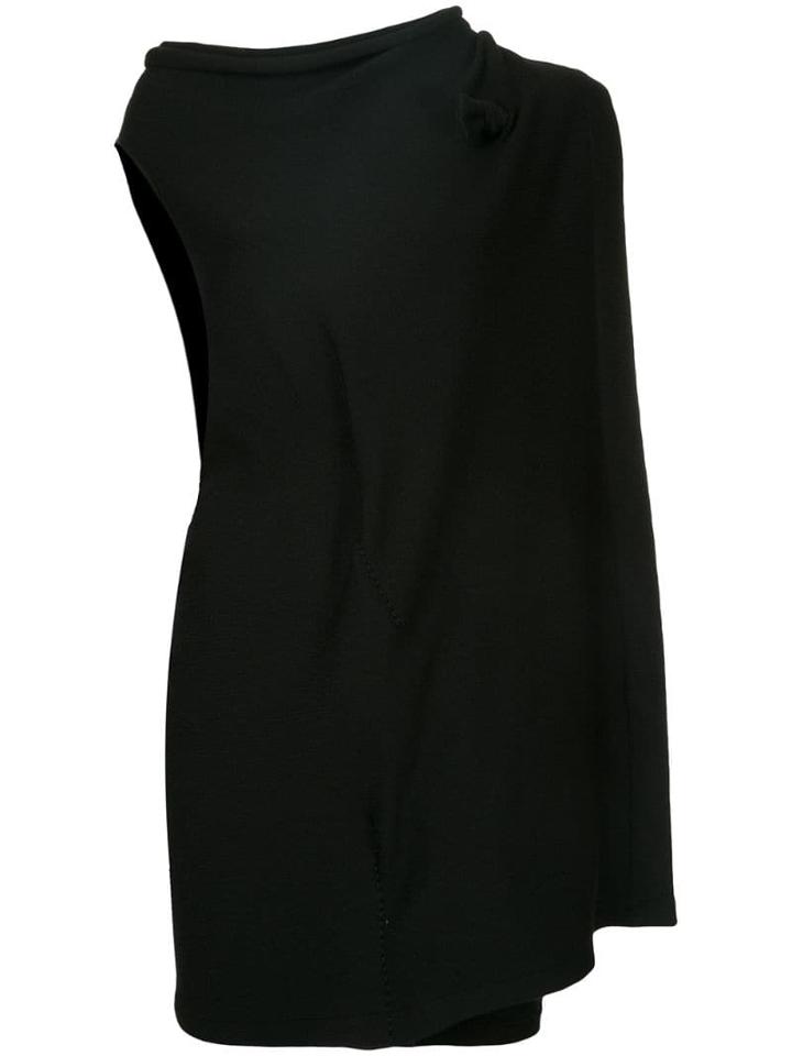 Yohji Yamamoto Pre-owned Asymmetric Layered Dress - Black