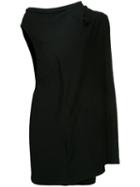 Yohji Yamamoto Pre-owned Asymmetric Layered Dress - Black