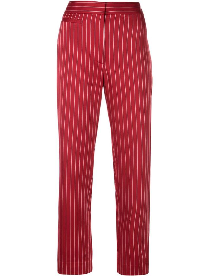 Sies Marjan Liv Pinstripe Slim Trousers - Blue