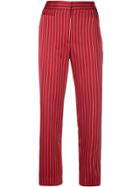Sies Marjan Liv Pinstripe Slim Trousers - Blue