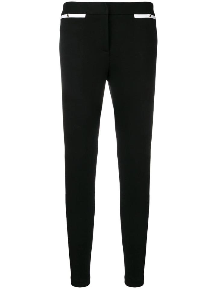 Emilio Pucci Contrast Pocket Skinny Trousers - Black