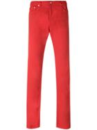 Ps By Paul Smith Straight Leg Trousers - Red