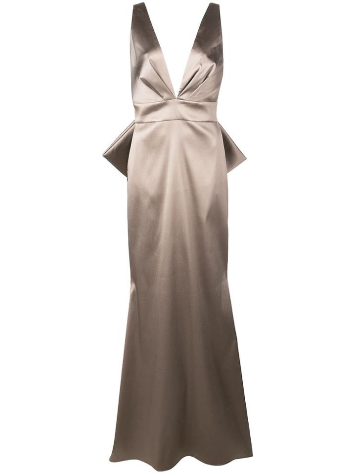 Sachin & Babi Sleeveless Flared Dress - Brown