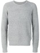 Maison Margiela - Ribbed Sweater - Men - Wool - S, Grey, Wool