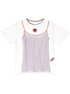 Tu Es Mon Trésor Layered Vest Top - Purple