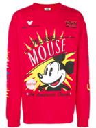 Gcds Mickey Mouse Print Sweatshirt - Red