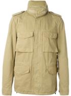 Aspesi Button Down Military Jacket, Men's, Size: L, Nude/neutrals, Cotton