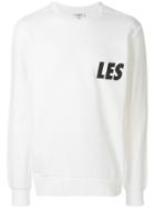 Les Benjamins Logo Print Sweatshirt - White