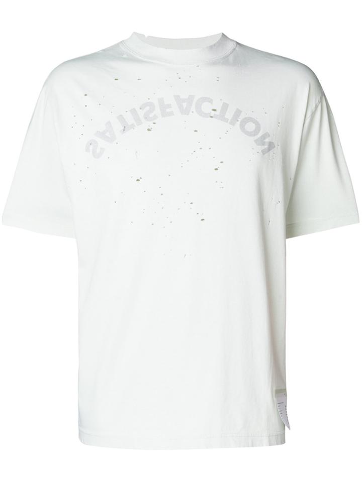Satisfy Satisfaction Moth Eaten T-shirt - Green