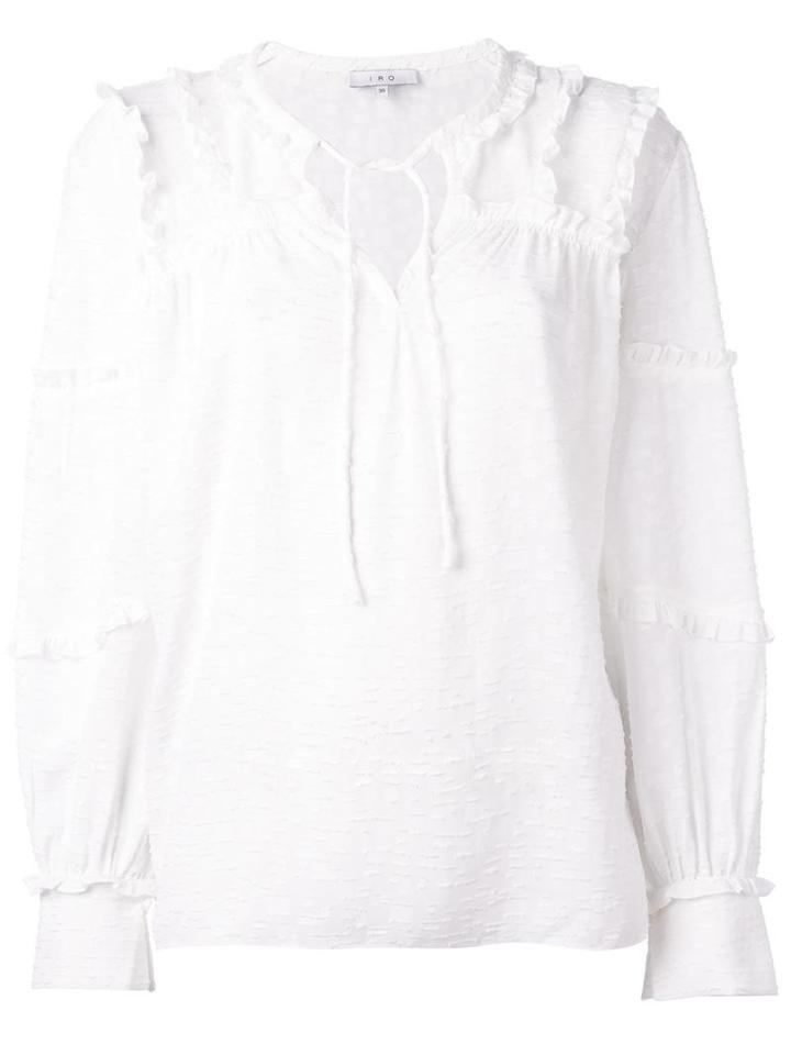 Iro Montana Blouse, Women's, Size: 34, White, Polyester