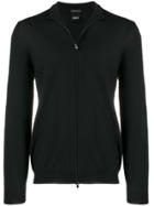 Boss Hugo Boss Front Zip Sweater - Black