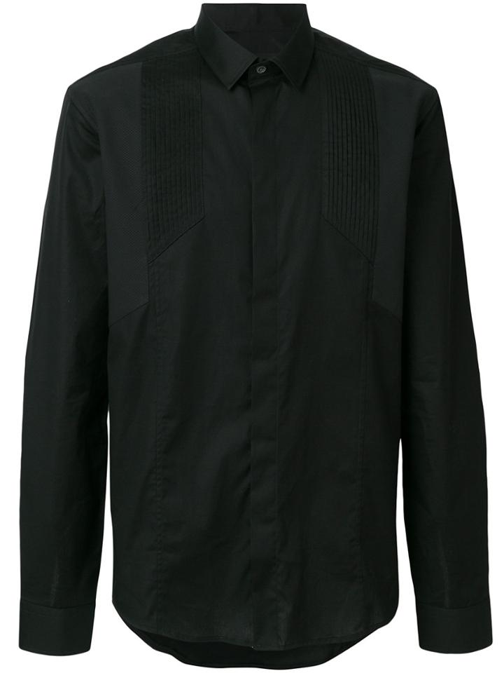 Les Hommes Plain Shirt - Black