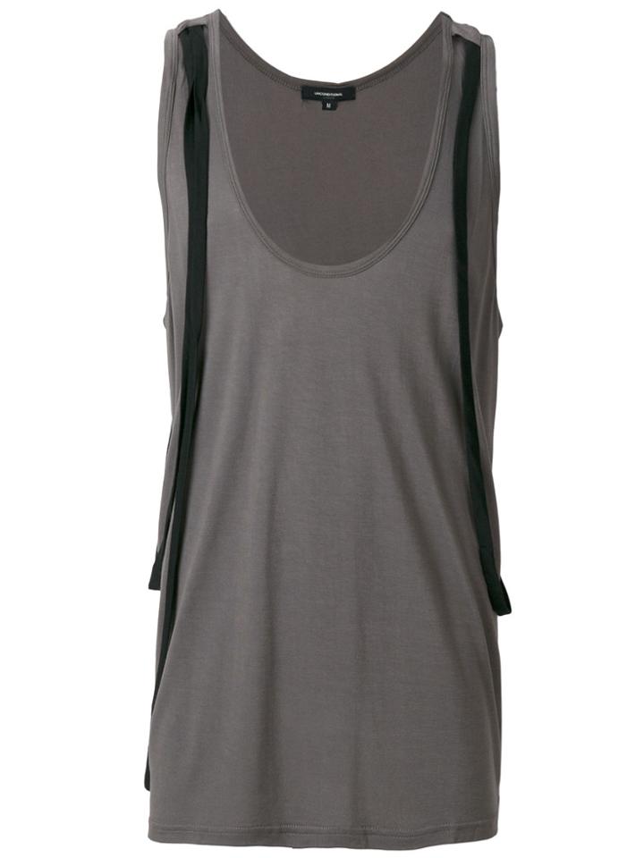 Unconditional Strap Detail Vest - Grey