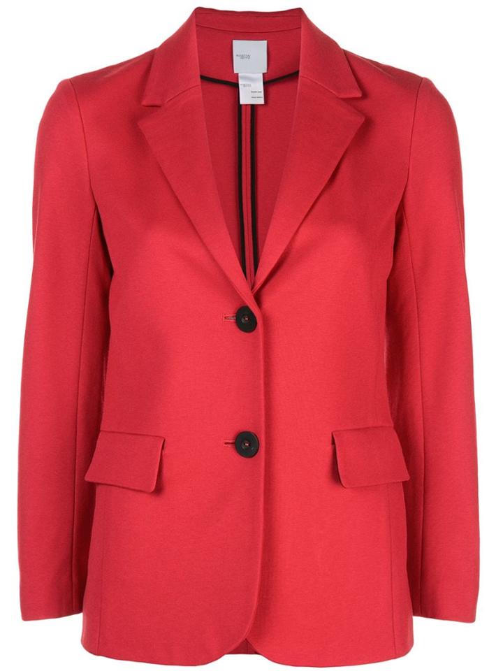 Rosetta Getty Cropped Sleeve Jacket - Red