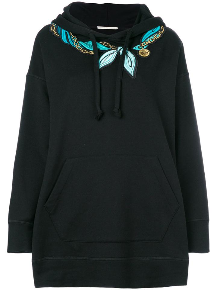 Marco De Vincenzo Embroidered Hoodie - Black