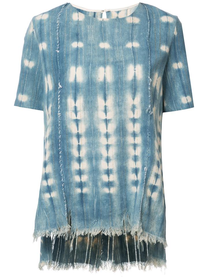 Adam Lippes Chambray T-shirt - Blue