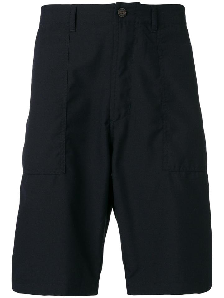 Universal Works Classic Knee-length Shorts - Blue